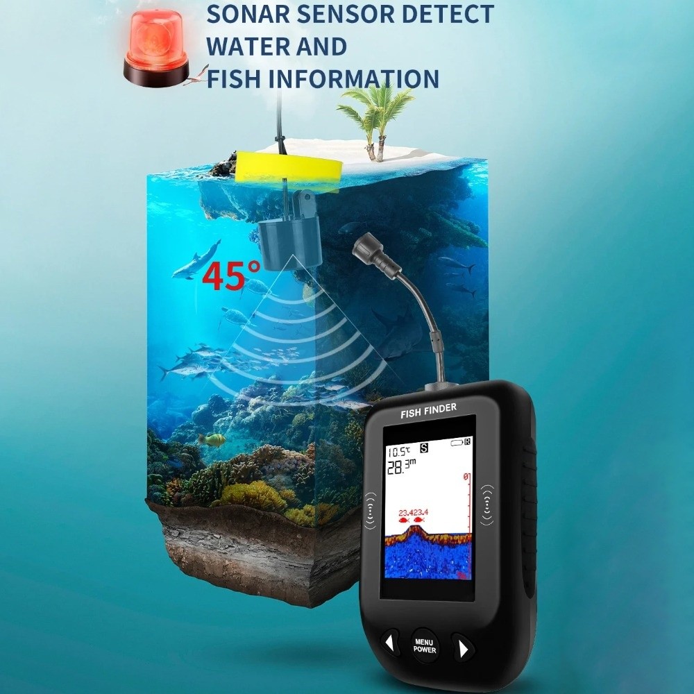 45 Degrees XF03 Fish Finders L - đánh giá và giá Fish Finder Portable