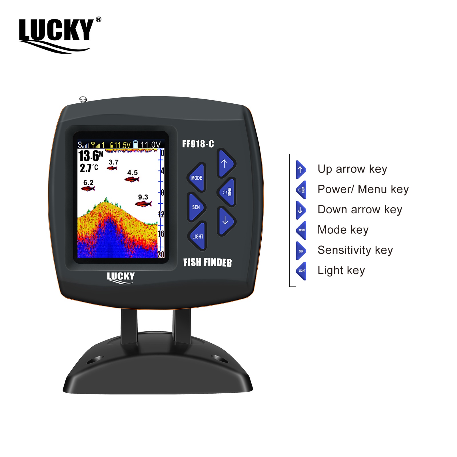 Lucky FF918 Wireless Remote Co - đánh giá và giá Fish Finder Gps