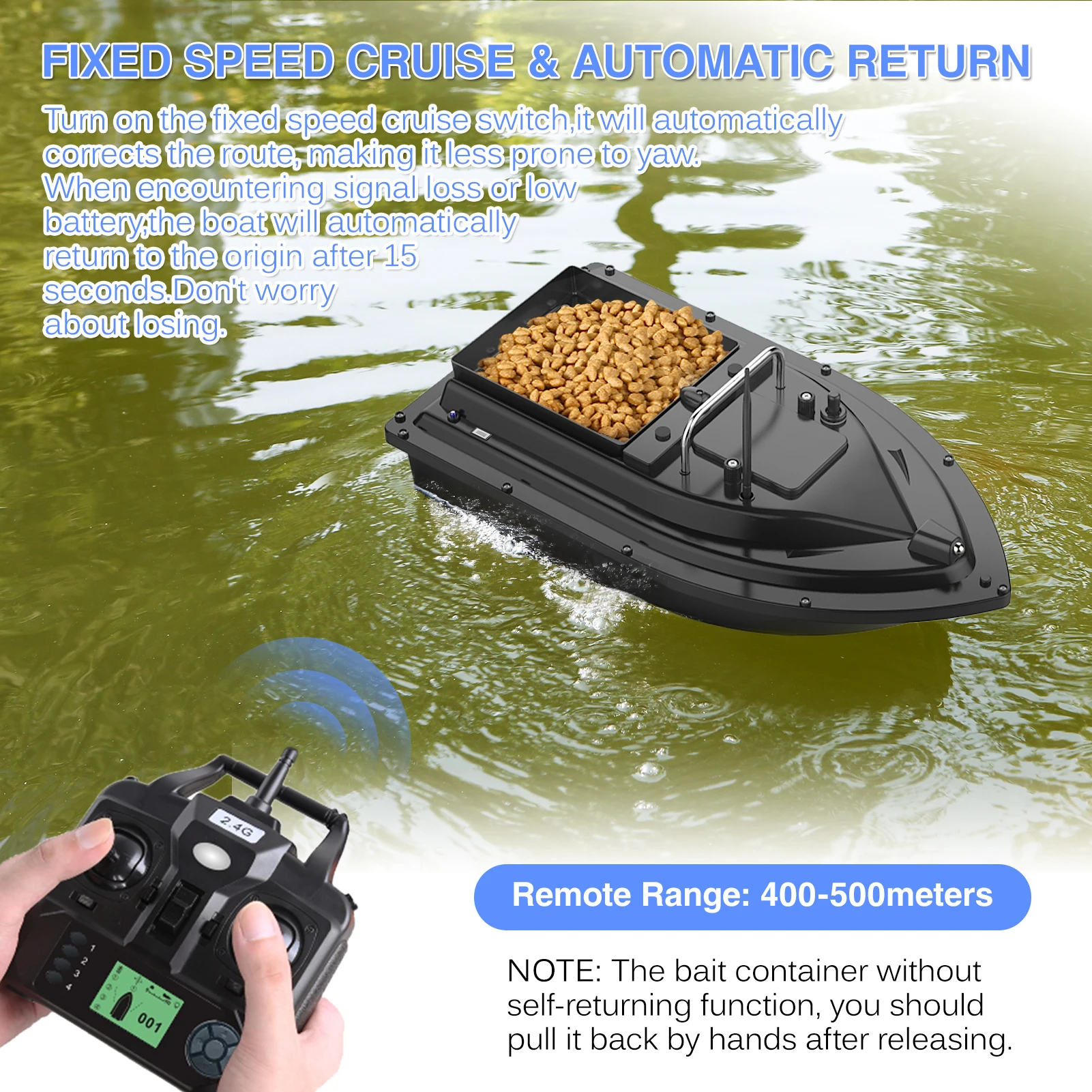 D16E GPS 12000mAh Fishing Bait - đánh giá và giá Fishing Gps