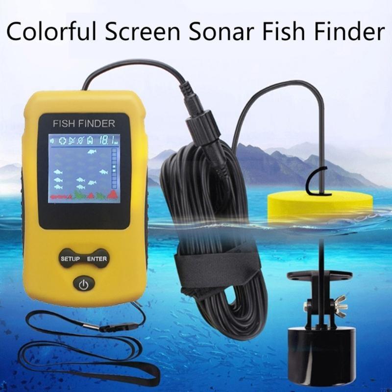 77HC Công cụ tìm cá sonar cầm  - đánh giá và giá Fish Finder Portable