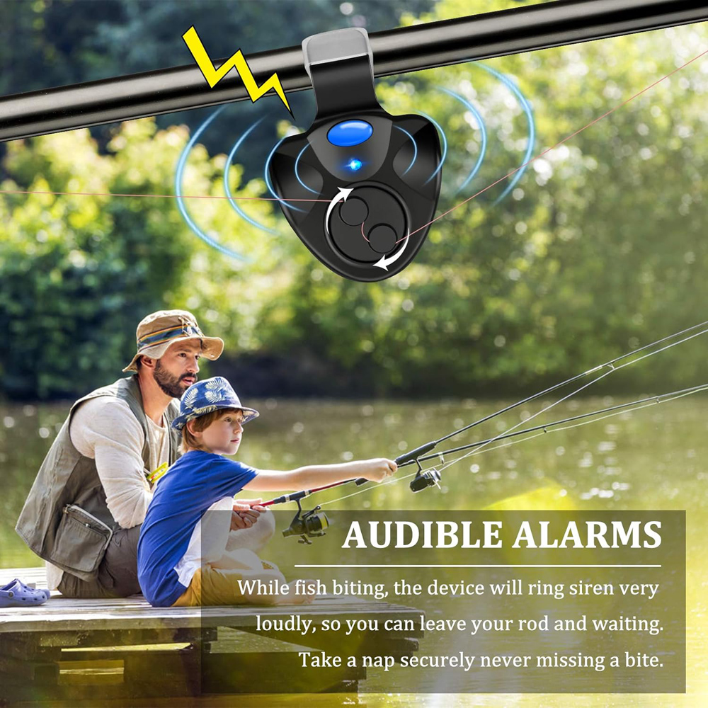 Carp Fishing Clip Set Rod Elec - đánh giá và giá Fish Finder Battery