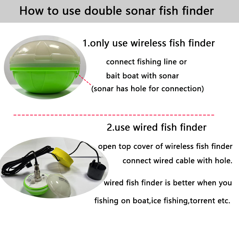 Portable Bluetooth Wireless So - đánh giá và giá Fish Finder Portable